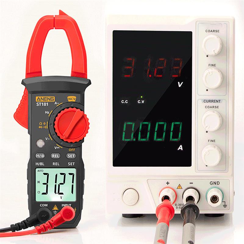 ST181 Smart Digital Clamp Meter High-precision Multimeter 400A AC/DC Clamp Meter Digital Display Backlight Clamp Meter