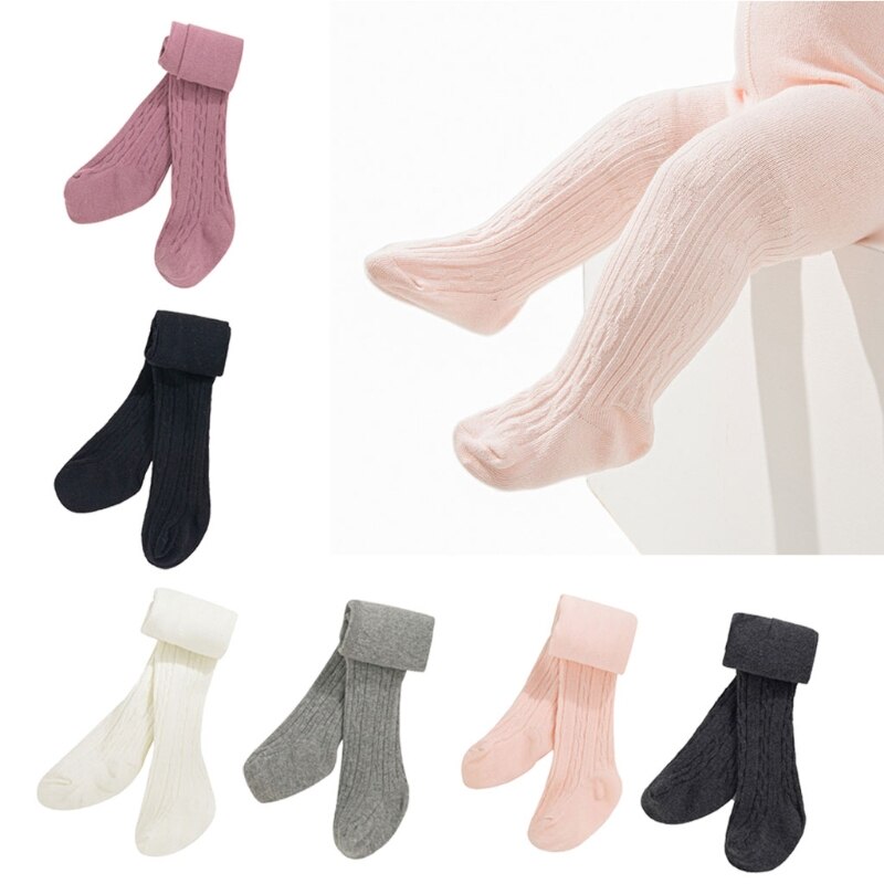 Kinderen lente herfst winter panty's katoenen baby meisjes panty's kinderen baby gebreide panty's