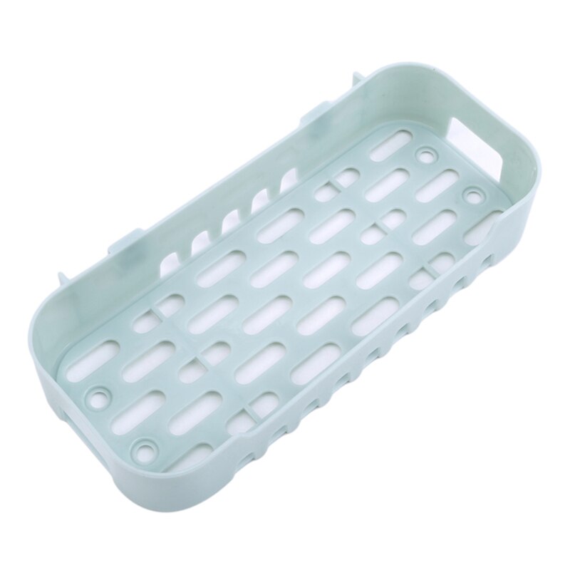 Badkamer Opbergrek Plastic Opbergrek Afwerking Rack Muur Gemonteerde Shampoo Douche Rack Keuken Opslag Mand