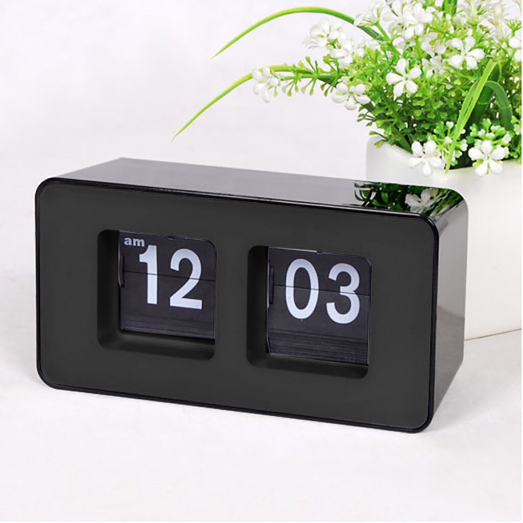 Auto Flip Clock Stylish Modern Desk Wall Digital Clock Home Decor Будильник Электронный Desktop Clock Настольные Часы