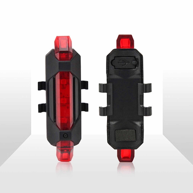 Fiets Achterlicht Usb Oplaadbare Fiets Achterlicht Veiligheid Waarschuwingslampje Fiets Accessoires: Red Light