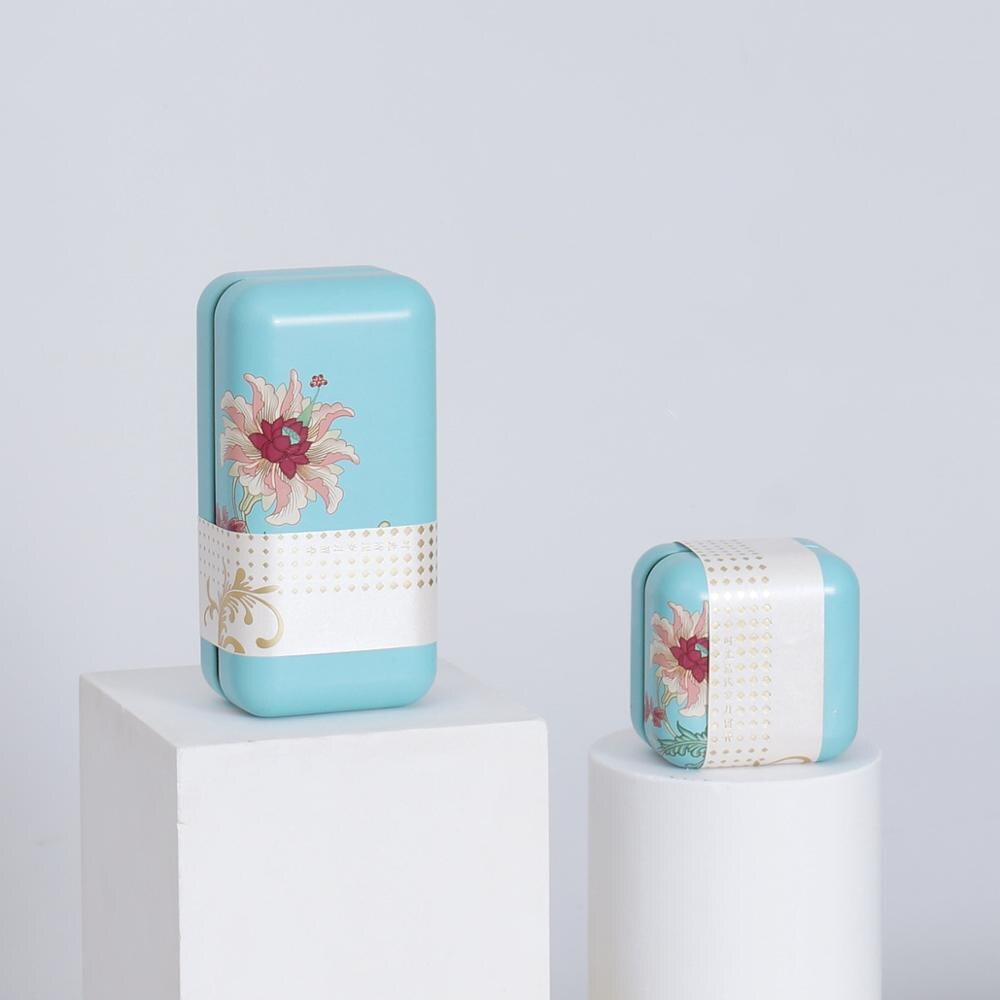 6 pièces/lot général Pu Er thé scellé boîte en fer blanc boîte d'emballage de thé vide caisse de nourriture pour cuisine impression café poudre organisateur de stockage