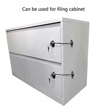 Kinderen veiligheid shifting deurslot Koelkast Deur Slot met 2 Sleutels Koelkast Vriezer Kind Proof Veiligheid Lock