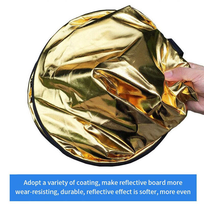 Portable Collapsible Light Round Photography Reflector for Studio Multi Photo Disc Outdoor studio reflector 60cm Durable