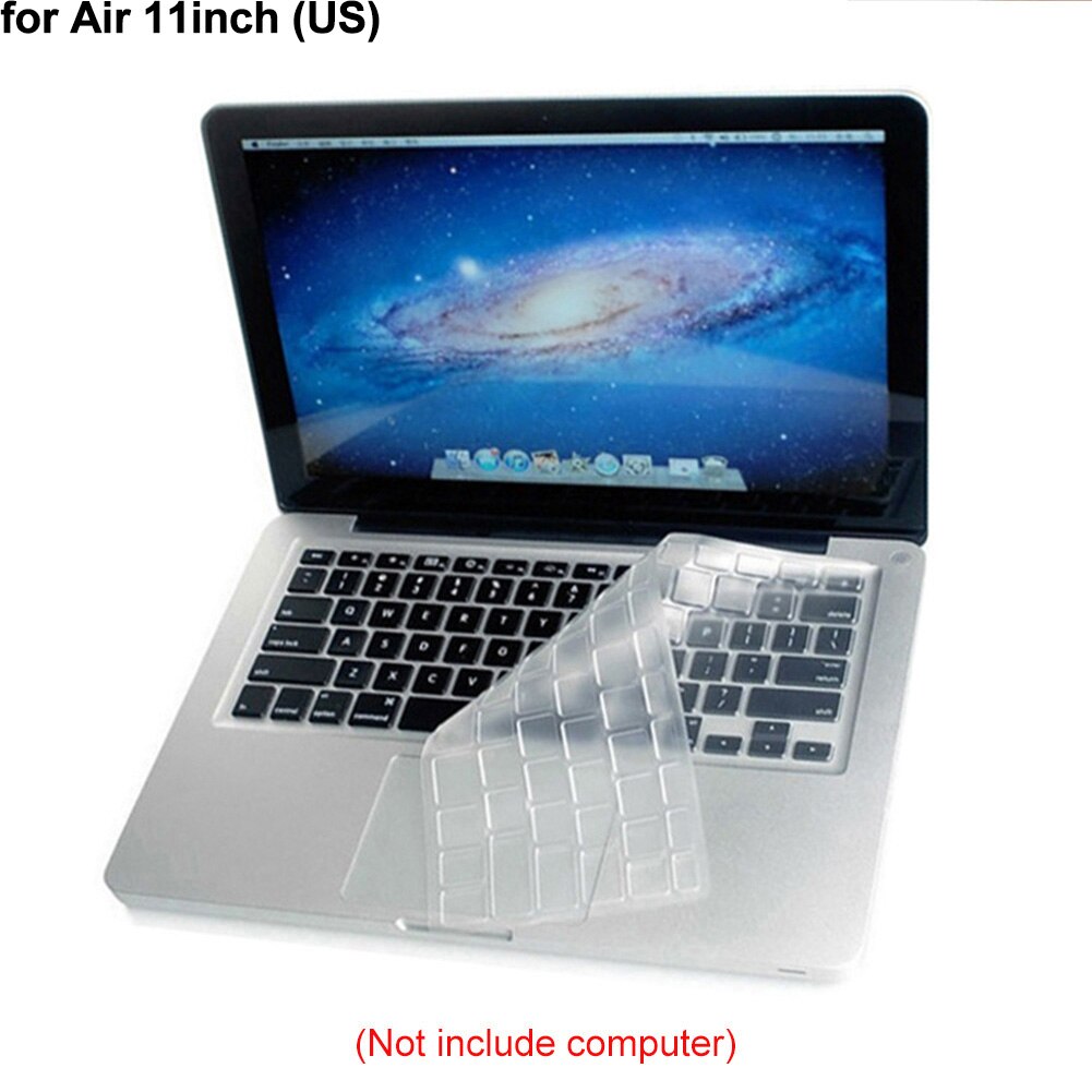 Soft Silicone Keyboard Cover Waterproof Laptop Keyboard Protective Film Anti-dust Keyboard Cover For Notebook PC Laptop 15 Inch: A