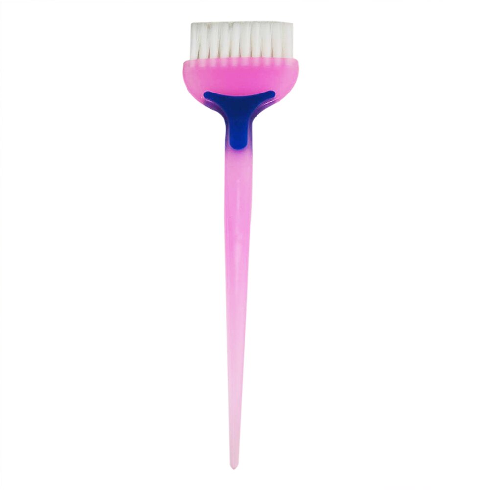 Outil de peigne de coloration de cheveux brosse de teinture de cheveux jetable brosse de cheveux doux de coiffure: Rose