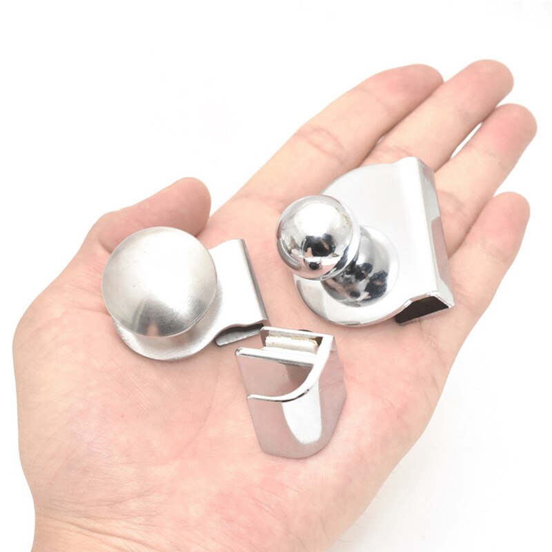 Poignée de porte en verre sans perçage, pince/clips pour bureau, porte en verre, vitrine, armoire, tiroir, quincaillerie de meubles