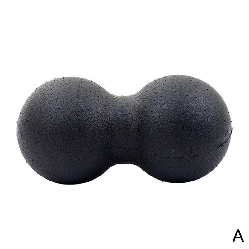Bola de Fitness EPP de 16x8CM, Bola de masaje de Lacrosse doble, Bola de cacahuete de movilidad para tejido profundo de liberación miofascial: A