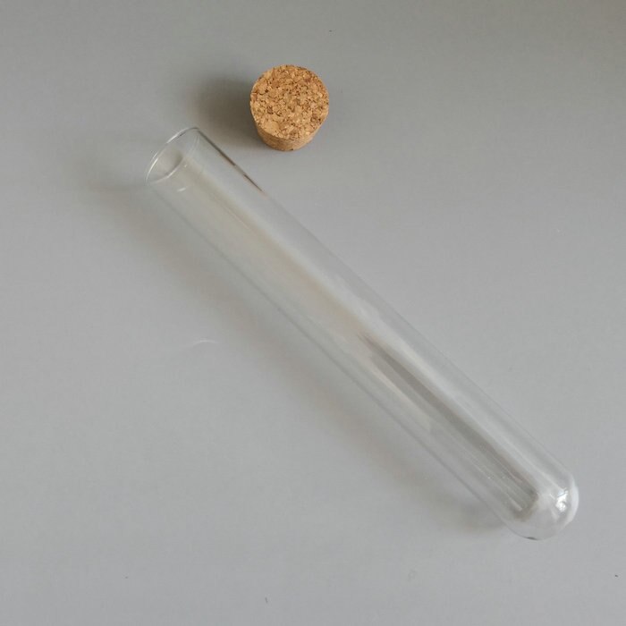 10pcs/lot 30*200mm Newest Transparent Lab glass test tube with cork round bottom, all Size available