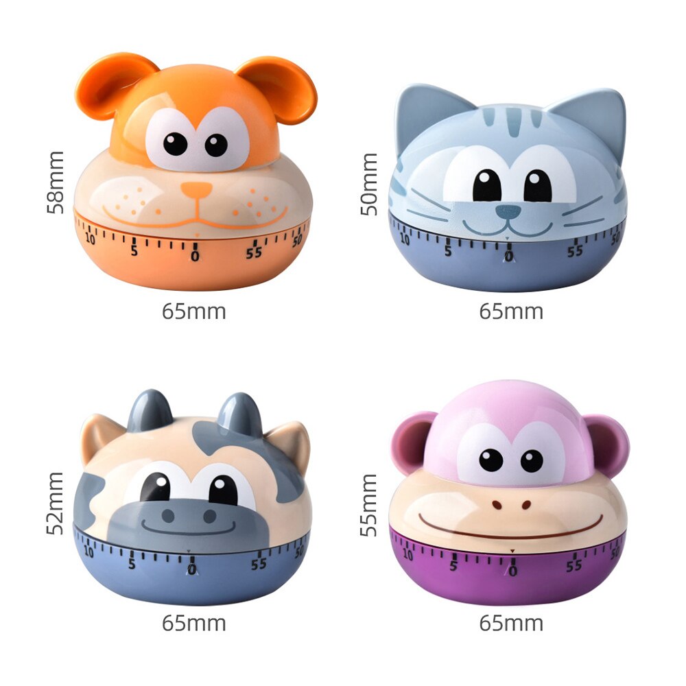 Kitchen Cooking Countdown Timers 60 Minute Mechanical Timer Alarm Timer Reminder Clock Baking Study Helper Kitchen Tools