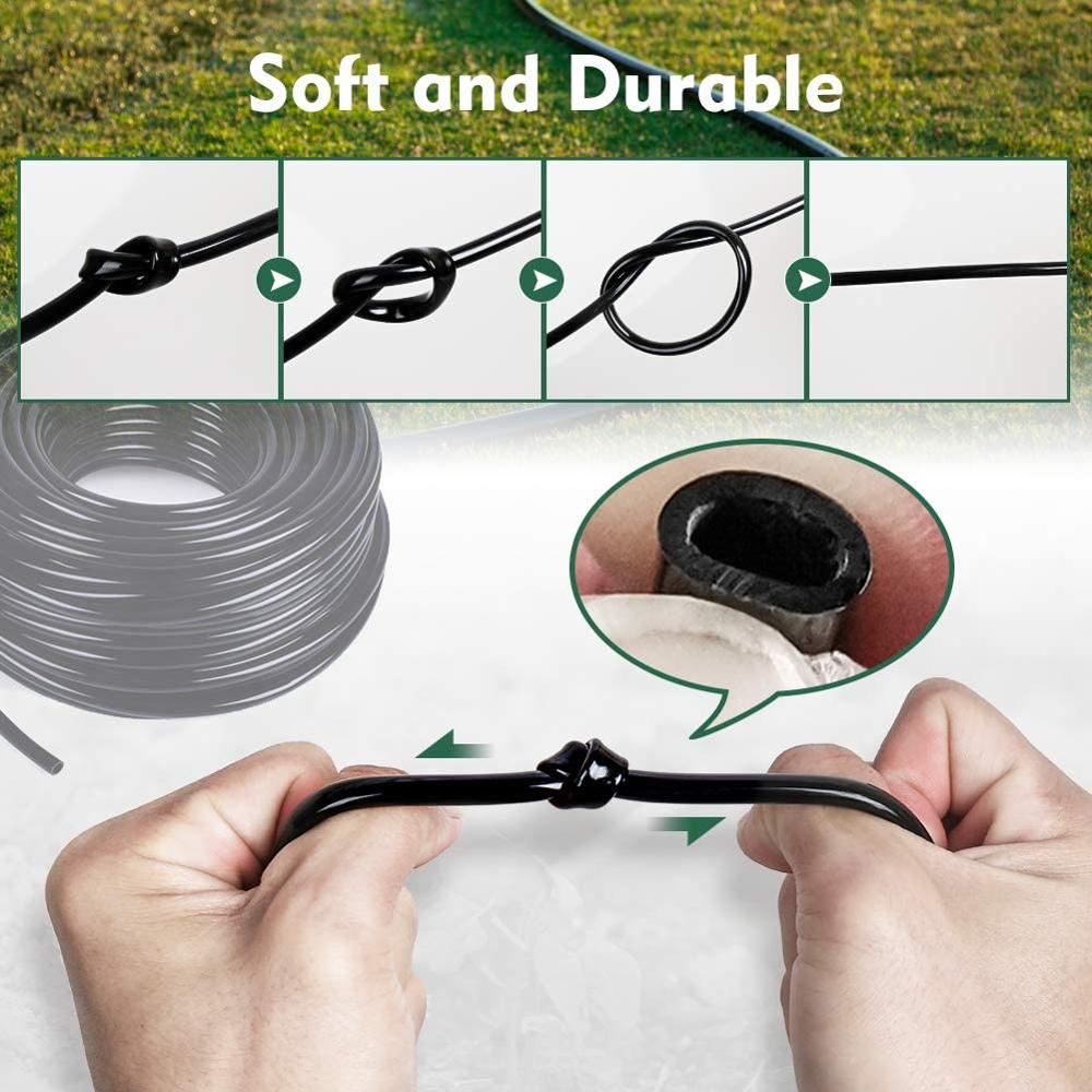 5m-50m Watering Hose 4/7mm PVC Micro Drip Irrigation Tube Plants Flower Sprinkler Pipe Garden Hose Greenhouse Irrigating System