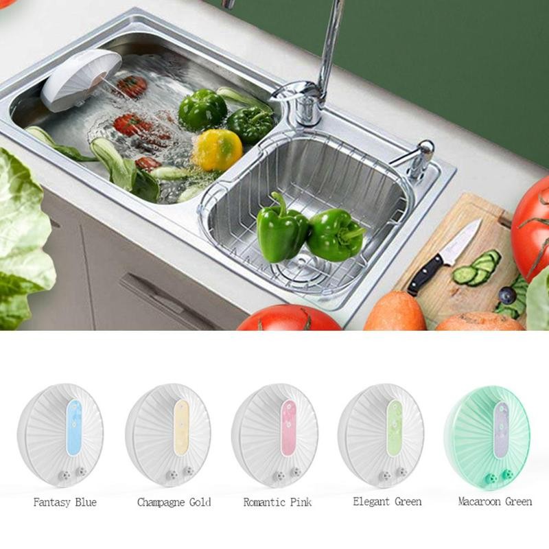 Usb genopladeligt højt vandtryk frugt grøntsag vaskemaskine mini ultralyd opvaskemaskine renere køkken opvaskemaskine