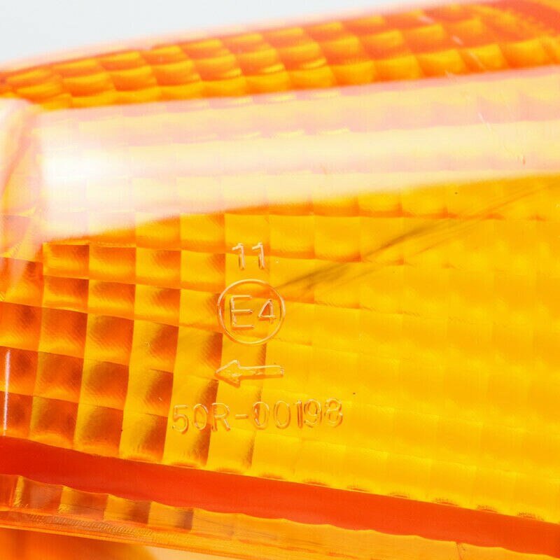 Racing Motorbike Front Turn Signal Light Lens Cover For Kawasaki EX250 ZZR 250