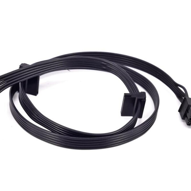 PCIe 6Pin Male to 3 SATA Power Supply Cable for Seasonic Focus Plus Platinum FOCUS+ Series 850PX 750PX 650PX 550PX PSU