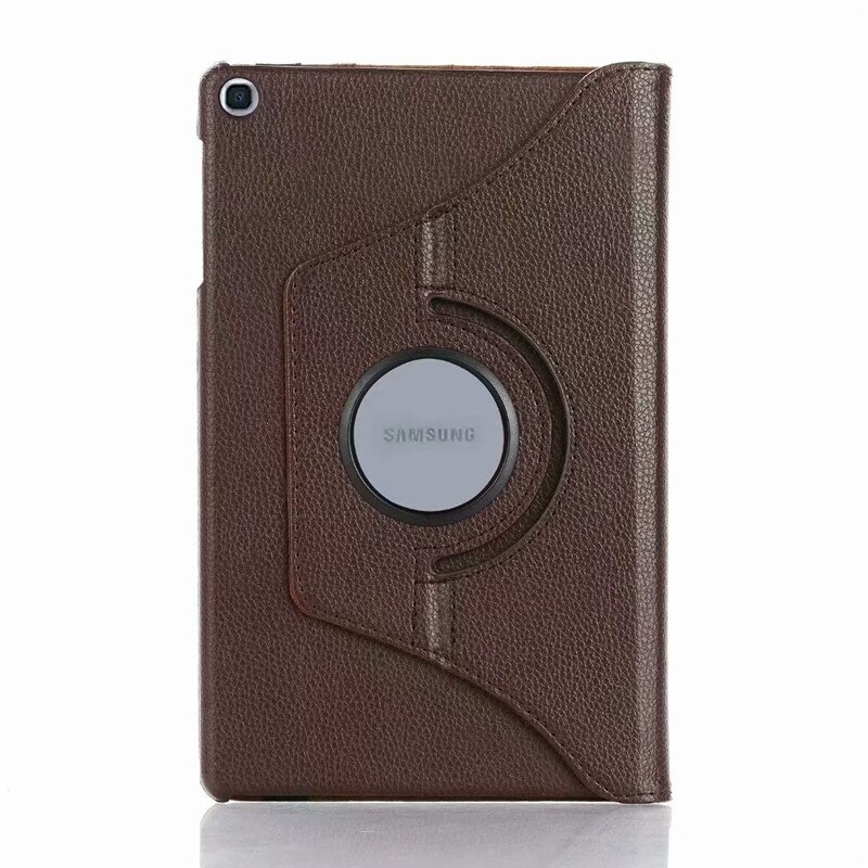Pu Leather Case for Samsung Galaxy Tab A SM-T510 SM-T515 T510 T515 Tablet cover Stand Case for Tab A 10.1'' Funda Case: 02 Brown