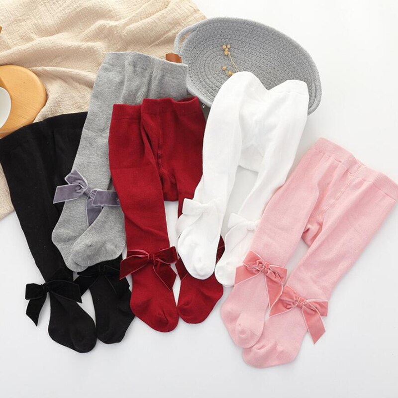 Nette Mädchen Strumpfhosen Für Kinder Prinzessin Leggings Großen Bögen Baby mädchens Einteiliges Strumpfhosen Baby Frühling Herbst Hosen strumpf