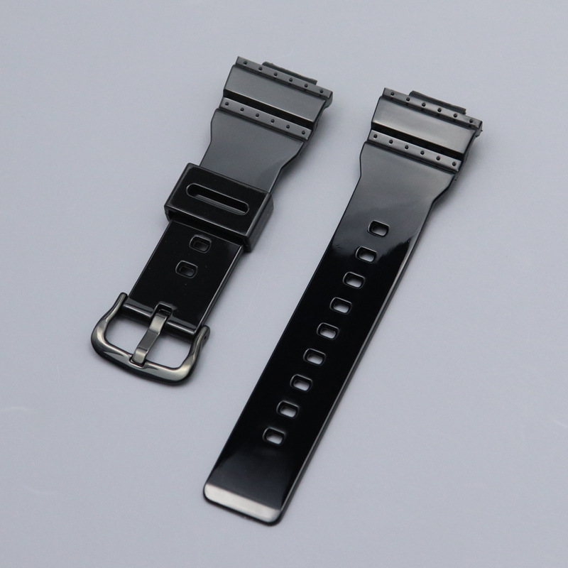 Correa de goma de resina para reloj Casio baby-g, repuesto de correa de reloj de 14mm, resistente al agua, accesorios para pulsera deportiva, BA-110/120/111/112: GREEN BLUE