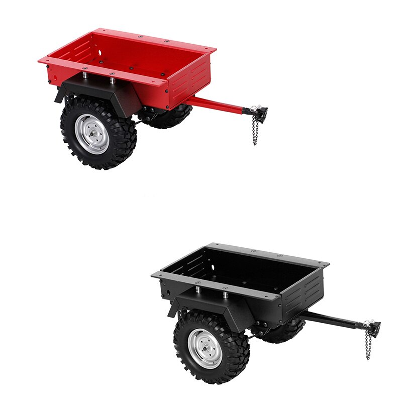 Metalen Bladveer Trailer Auto Voor 1/10 Schaal Rc Crawler Auto Axiale SCX10 90046 Traxxas TRX4 TRX6 Tamiya Redcat