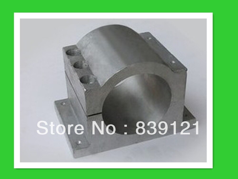 80mm diameter cast aluminium bracket for CNC engraving milling machine spindle