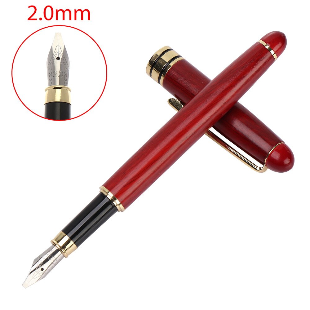 1Pc di Bambù Arte Calligrafia Penna Stilografica Broad Stub Scalpello Punte Pennino 0.7 millimetri 1.1 millimetri 1.5 millimetri 1.9mm 2.5 millimetri 2.9 millimetri Strumento di Scrittura: B-2.0mm
