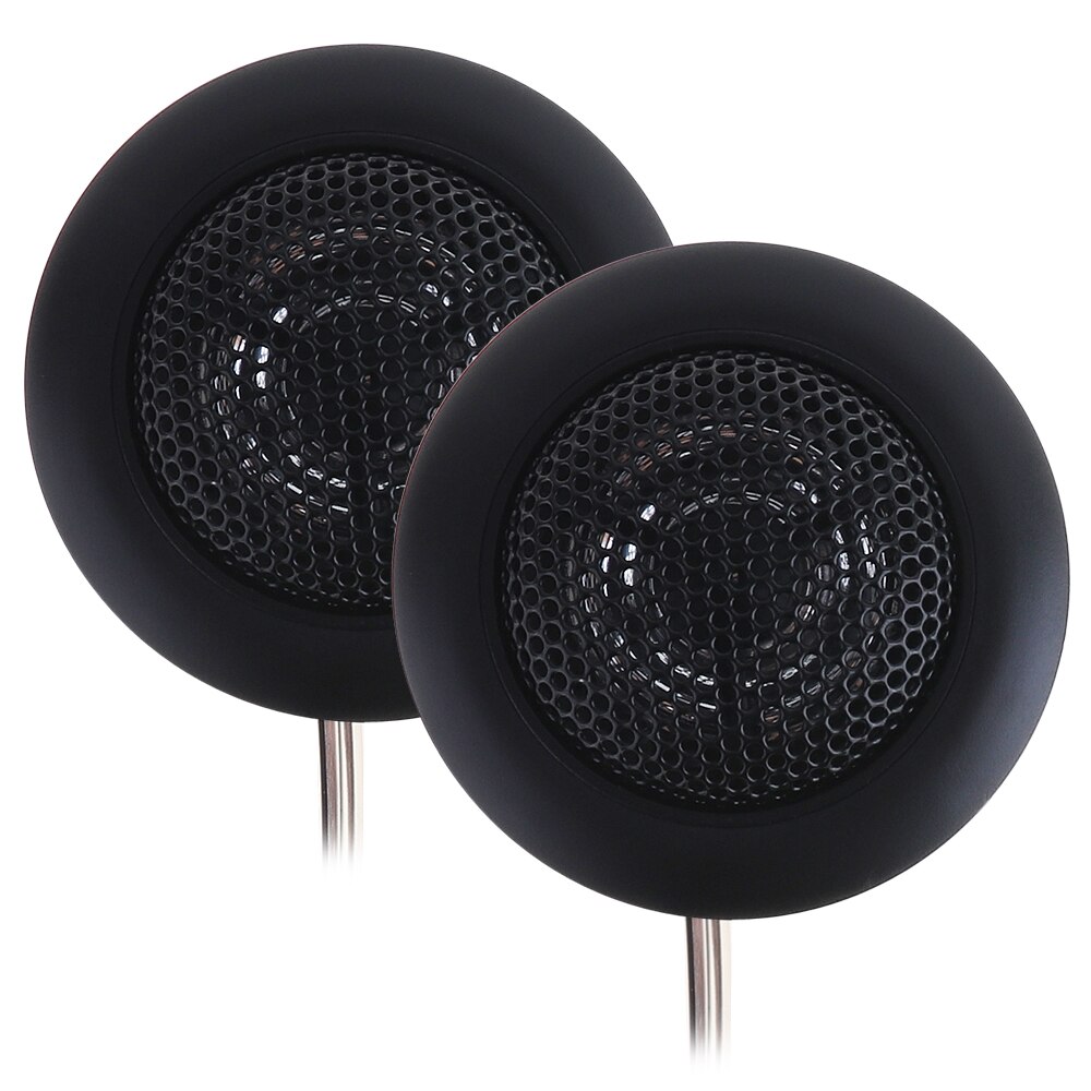 2pcs Black 800W YH-120 Car Horn Dome Tweeter Audio Loudspeaker Car Stereo Treble Speaker for Cars