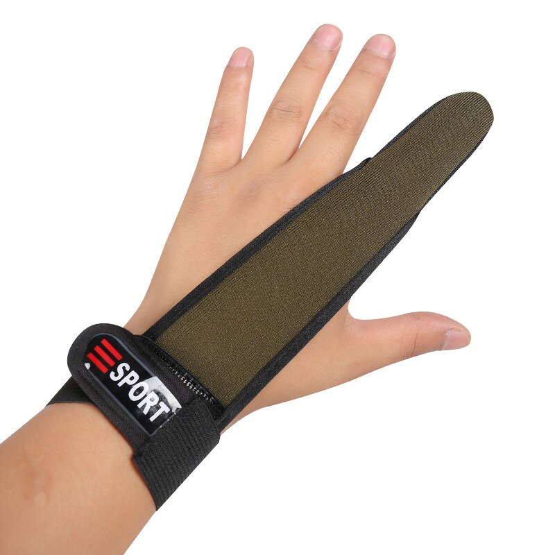 Casting Glove Finger Stall Protector Sea Fly Carp Fishing Camouflage 4 Colors: sky blue