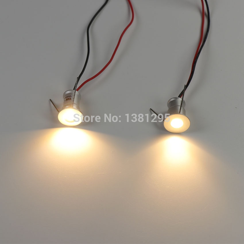 1W Mini Led Spotlight Plafond Kleine Inbouwspot Licht Showcase Verander Keuken Plint Stap Muur Trap Lamp 12V dimbare