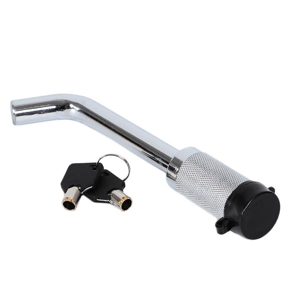 Receiver Hitch Lock With Cover Truck Trailer Coupler Towing Sercurity Locking