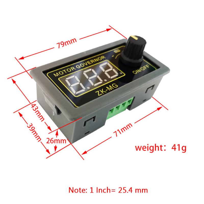 DC 5-30V 12v 24v 5A DC Motor Controller PWM Adjustable Speed Digital display encoder duty ratio frequency MAX 15A ZK-MG