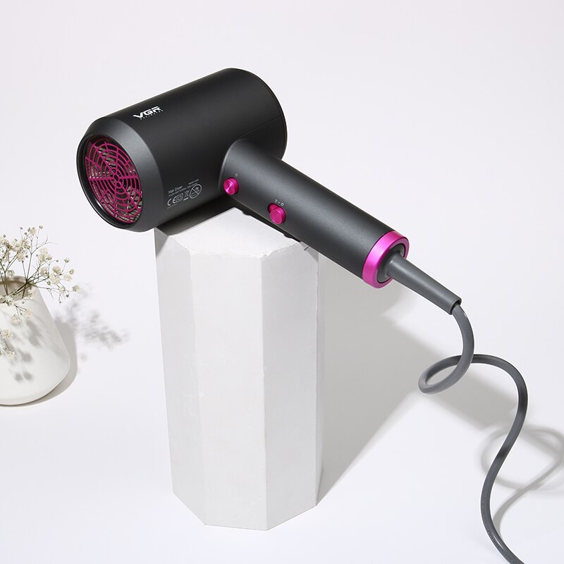 Salon Hair Dryer Cold Wind Negative Ionic Hammer Hair Blow Dryer Strong Wind Electric Air Dryer