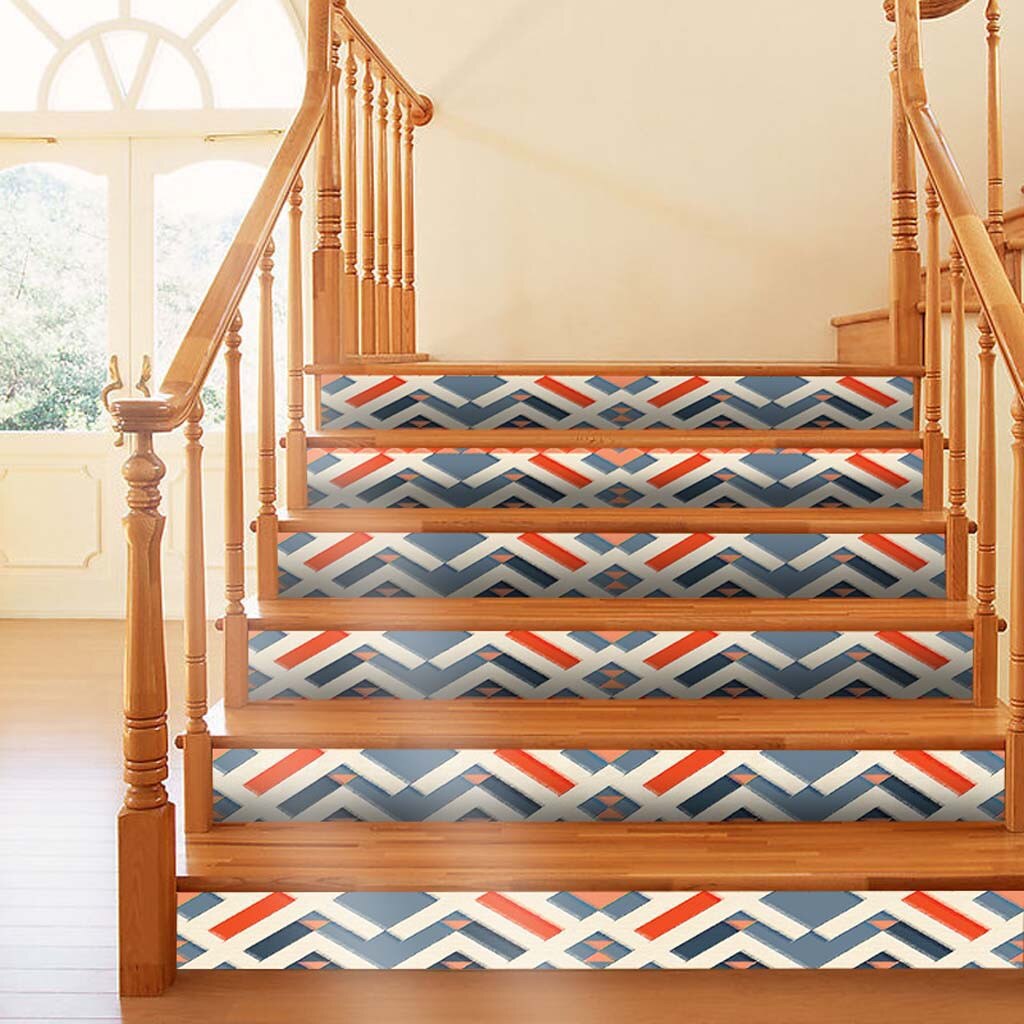DIY Stairs Stickers Wall Sticker Trap Stickers stickers escalier contremarche 3D Simulation Stair Sticker Waterproof Z4: G