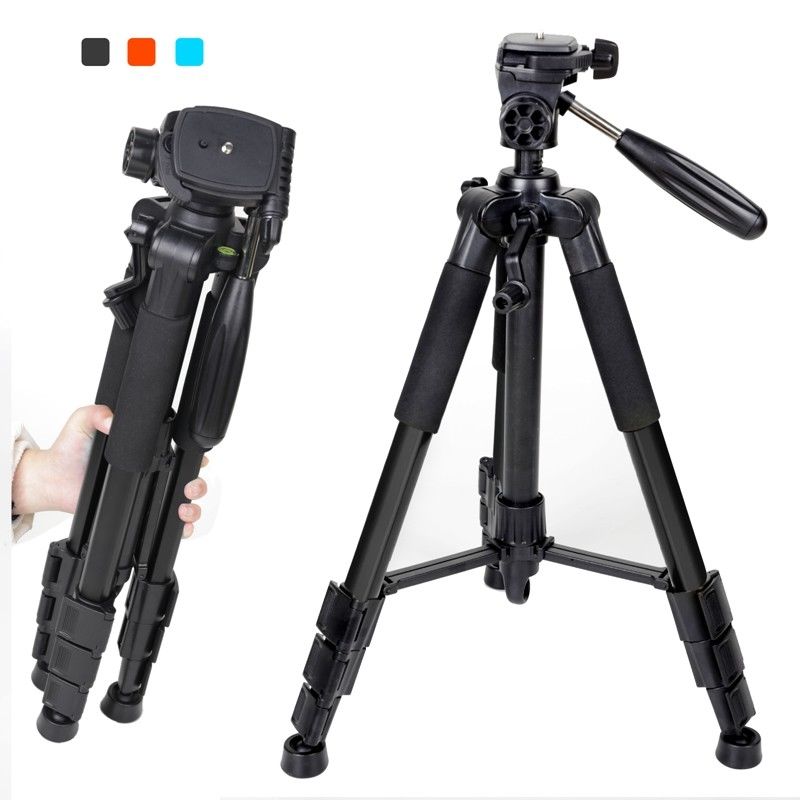 ZOMEI Q111 Professionelle Tragbare Reise Aluminium Kamera Stativ und Pfanne Kopf für SLR DSLR Digital Kamera Drei Farbe: Q111 schwarz