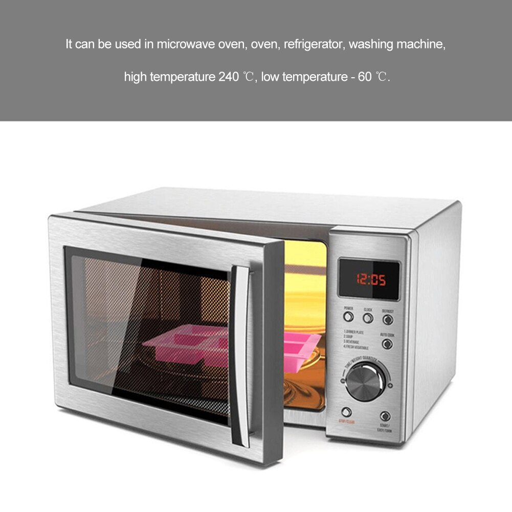 6 Cavity Silicone Handgemaakte Zeep Mold 3D Rechthoek Diy Craft Cakevormen Koekjes Cookies Mold Keuken Tool