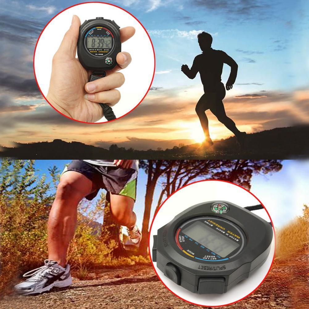 1 Pcs Digital Stopwatch Timer Multifuction Handheld Sports Stop Chronograph Training Outdoor Watch Timer Runni A5g6
