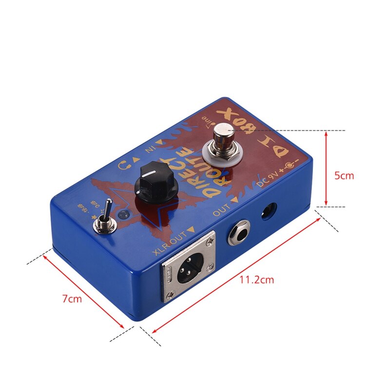Caline CP-64 Guitar Effect Pedal - Compressor Booster Distortion Overdrive - Metal