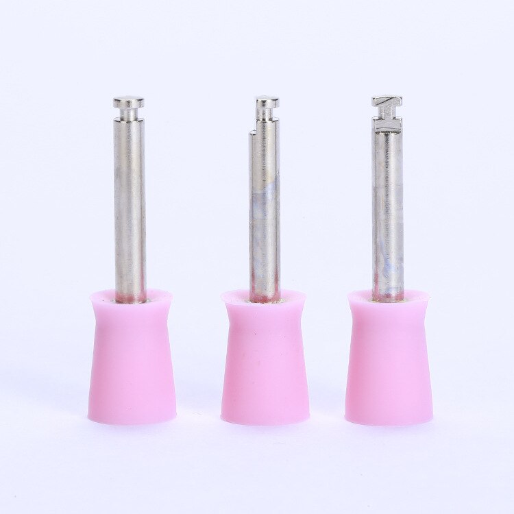 Borracha de silicone trava plana polimento polidor escovas copo de polimento descartável dentadura copos de polimento