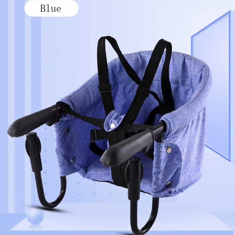 Bærbar baby højstol sammenklappelig foderstol sæde booster sikkerhedssele spisebordsstol børnestol spædbarnsbordssæde: Cm027