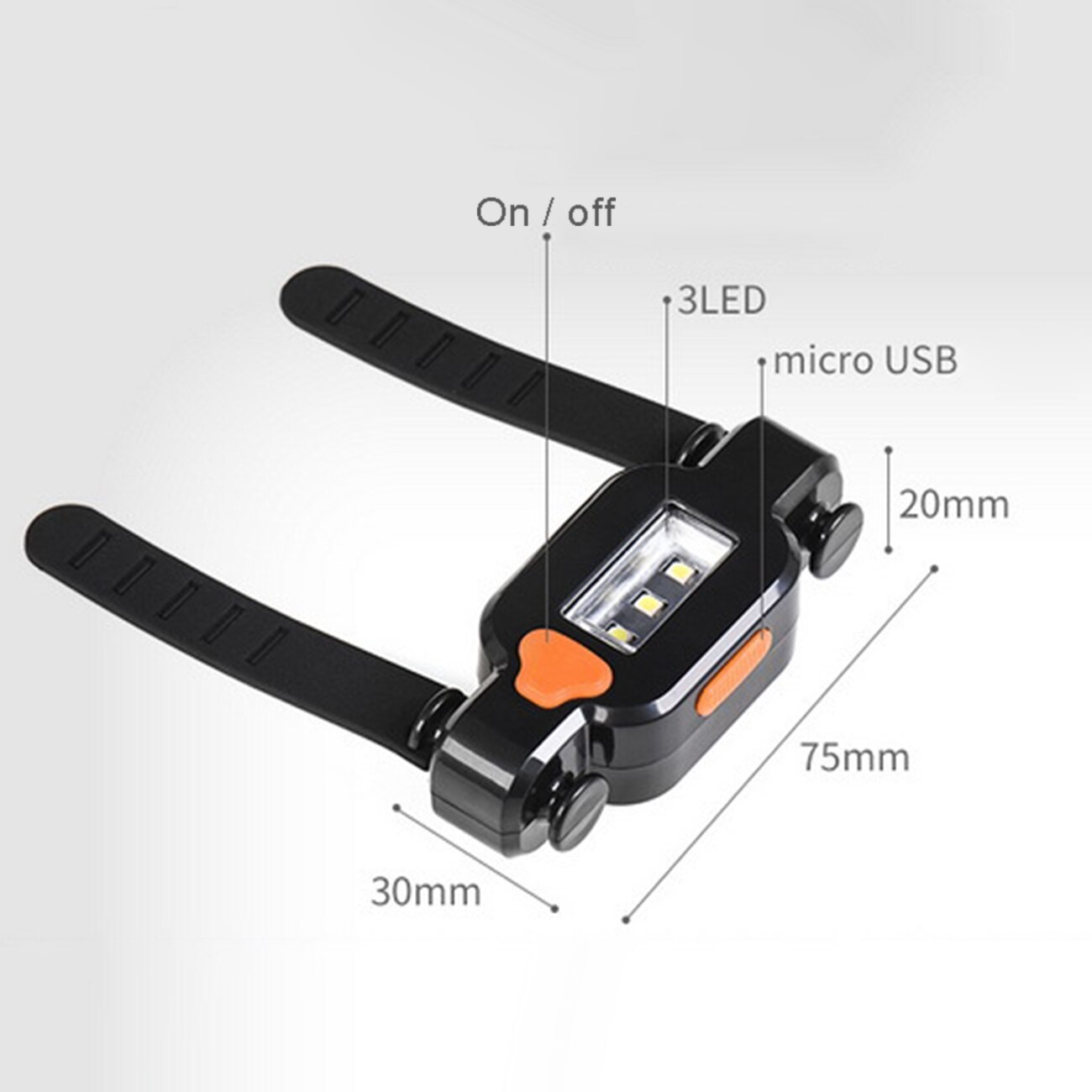 Fishing Rod Sensor Light Electronic LED Gravity Induction Lamp Waterproof Fish Bite Alarm Light For Night Fishing