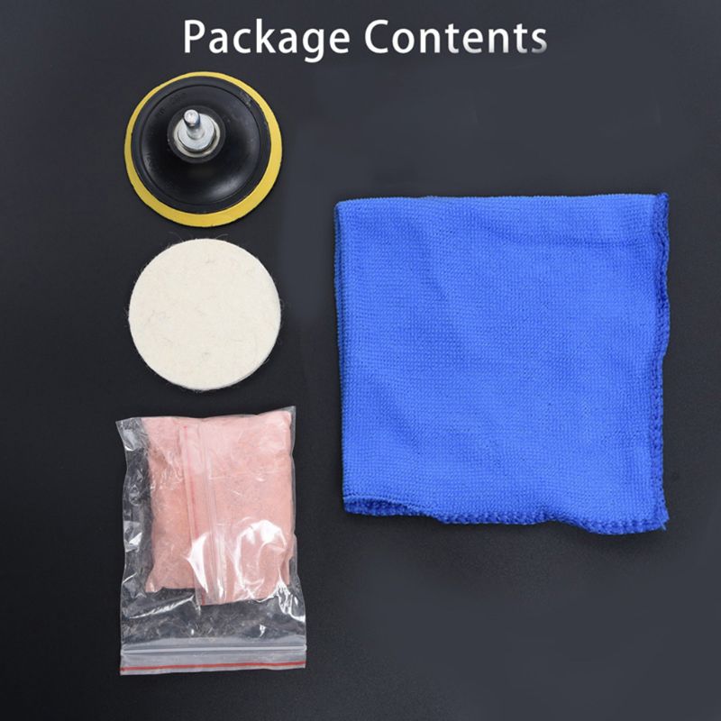 5 uds. Kit de pulido de parabrisas de cristal para ventana de eliminación de arañazos G6KC