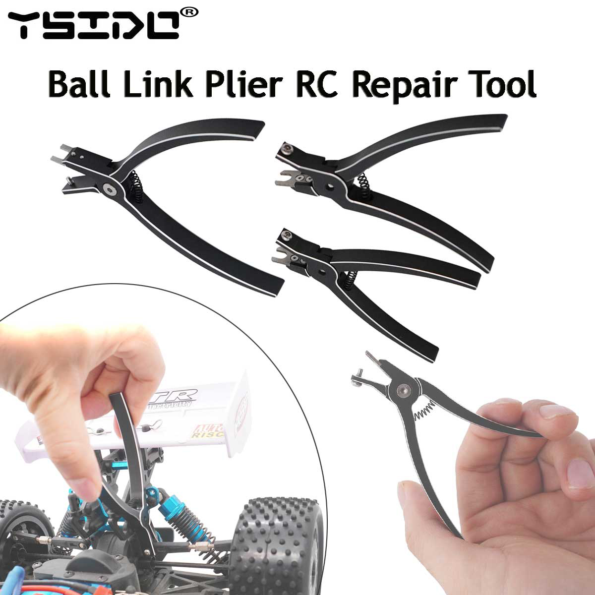 Outils pince à maillons à bille pince à Long nez tête Oblique cisaillement réparation Kit d'outils de démontage pour Traxxas RC hélicoptère avion voiture