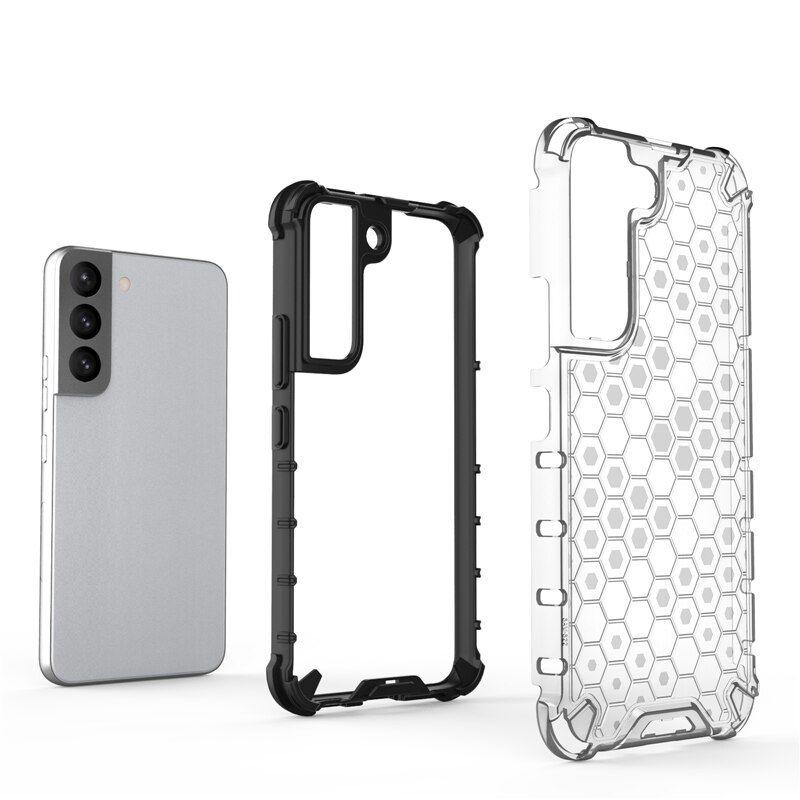 For Samsung Galaxy S22 Ultra 5G Case Shockproof Hybrid Armor Bumper Transparent Phone Case For Samsung S22 Ultra S22+ Back Cover