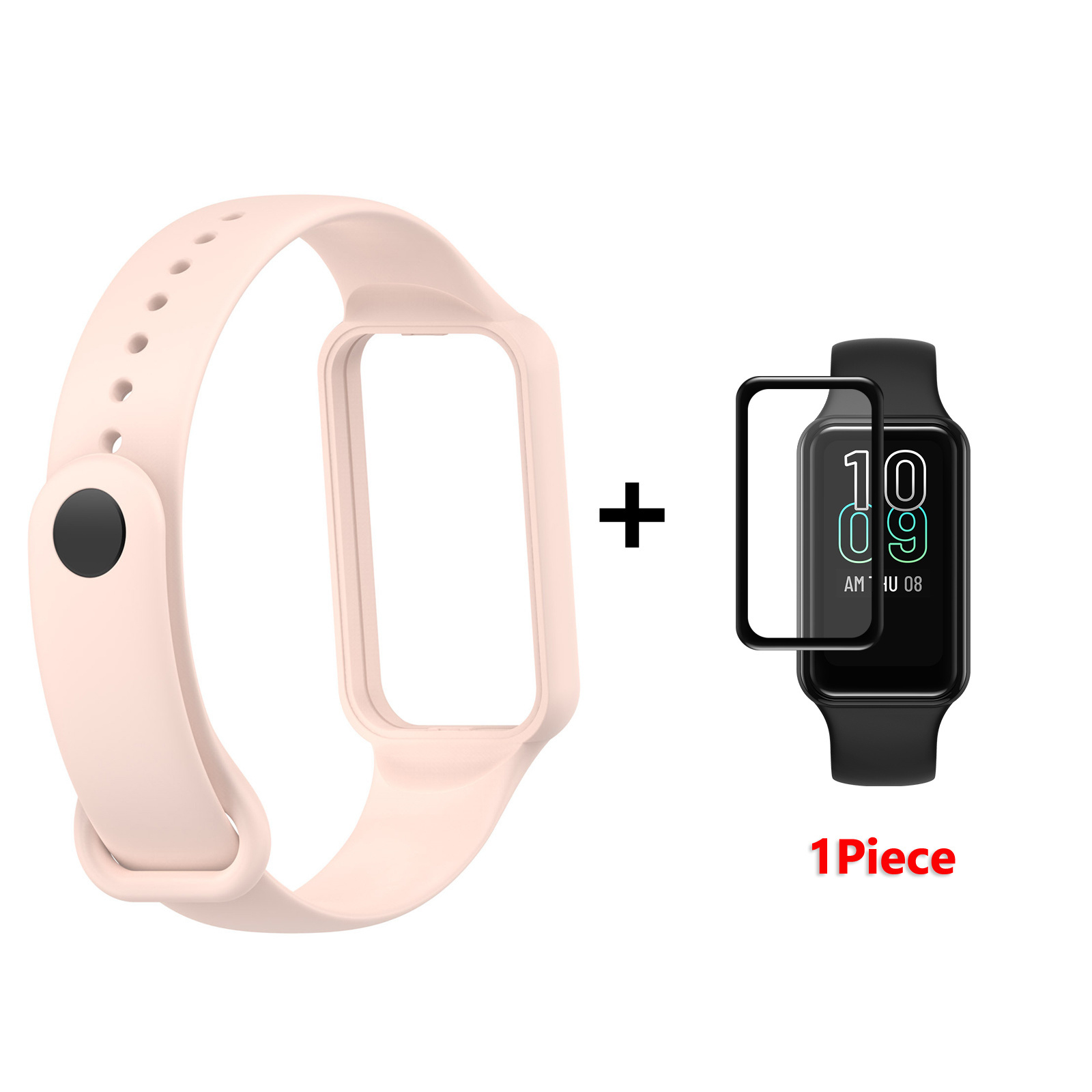 Urrem til amazfit band 7 rem udskiftningsrem til amazfit band 7 urremme armbånd: Himmelsk blågrøn