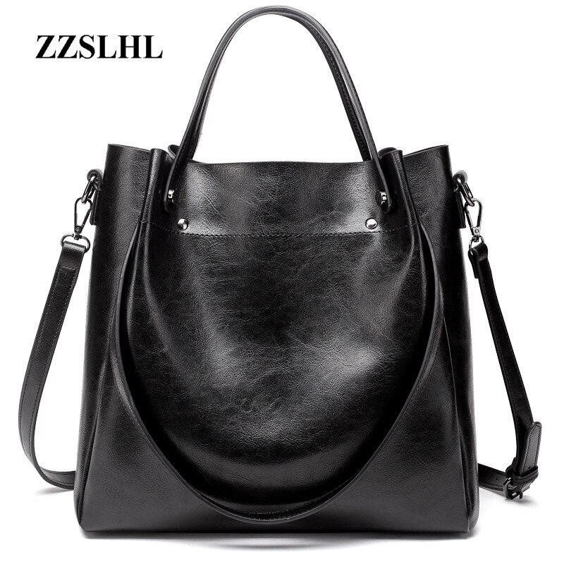 ZZSLHL femmes Vintage sacs à bandoulière de en cuir Pu sacs à main dames fourre-tout sacs de sacs à main bolsa feminina