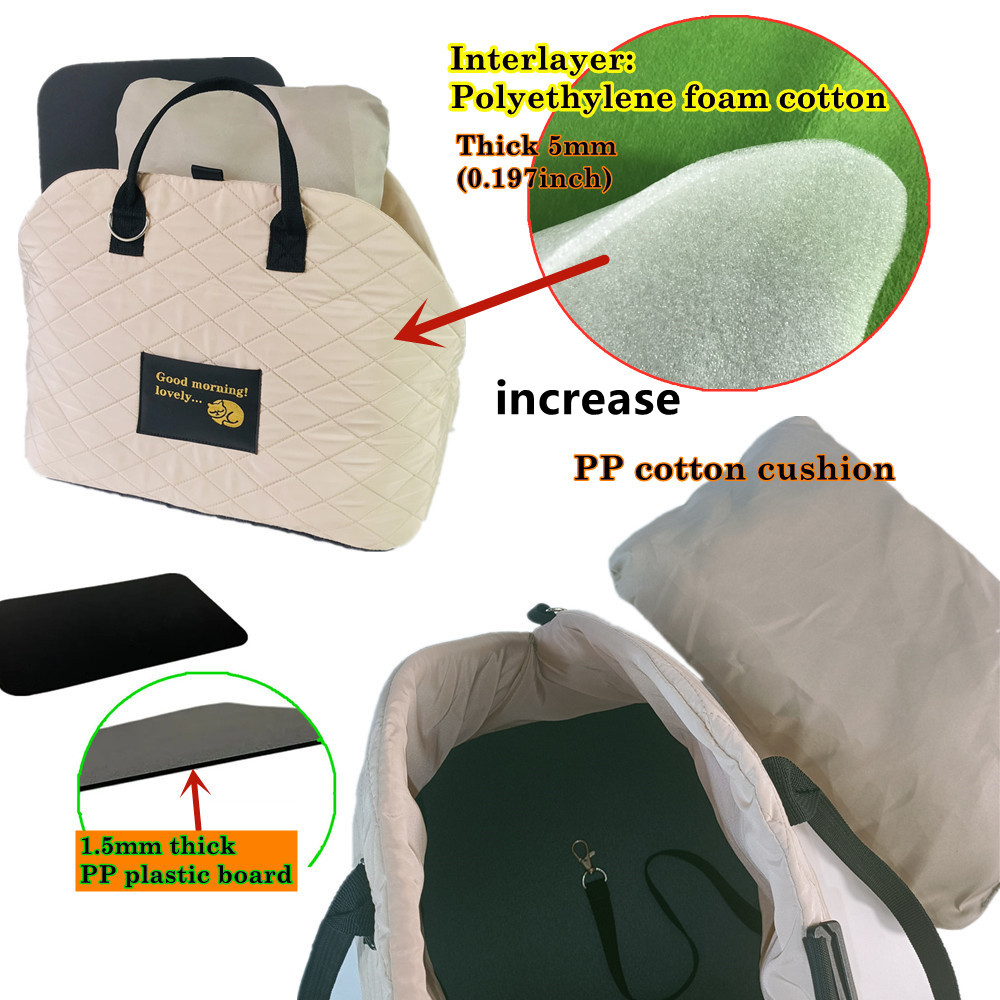 Perrera para perros montada en coche, bolso cruzado para gatos, bolso de transporte para perros y gatos al aire libre, cómoda bolsa para gatos que camina para perros, cama para mascotas en casa