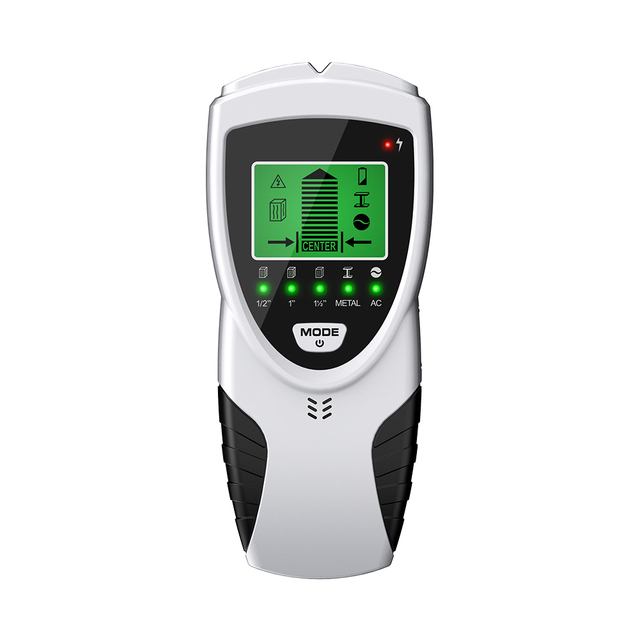 5 In 1 Stud Finder Muur Scanner Met Intelligente Microprocessor Chip Lcd Display Voor Hout Balken Ac Draden Metalen Detectie draad: Default Title