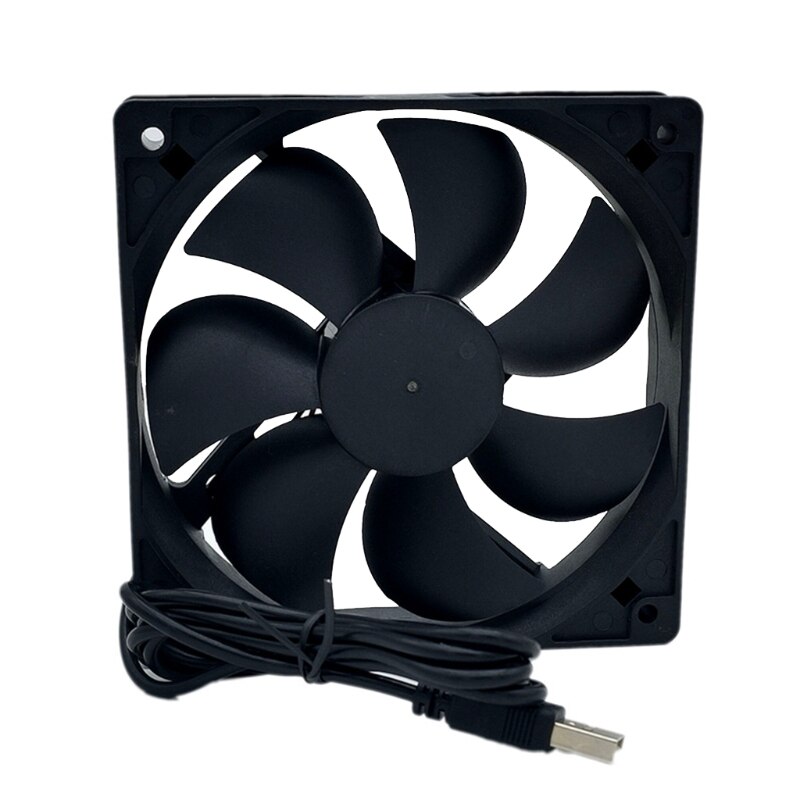 120X120X25Mm Ventilator 12025 5V Dc Borstelloze Computer Koelventilator 2200Rpm Usb 2 Pin dual Kogellager Pc Computer Case Cooler