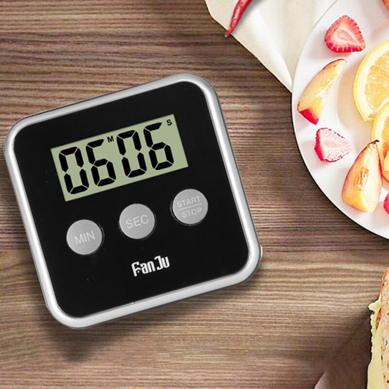 FanJu FJ231 Digital Timer Kitchen Countdown netic Large Display Loud Alarm Easy to Use Mini Back Stand Cooking Timer