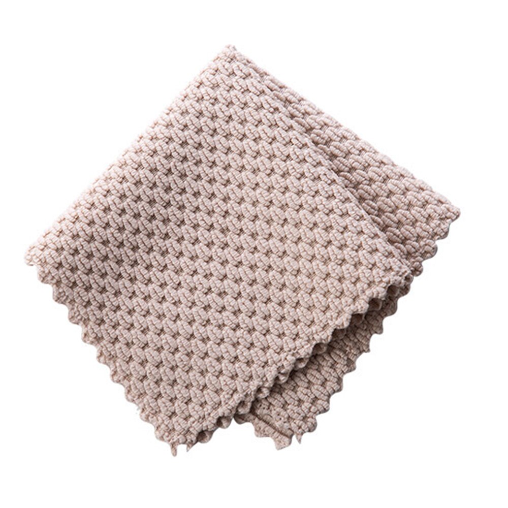 1pc köksstädhanddukar anti-fett torktrasor effektiv superabsorberande rengöringsduk i mikrofiber hushållsdisk: Grå