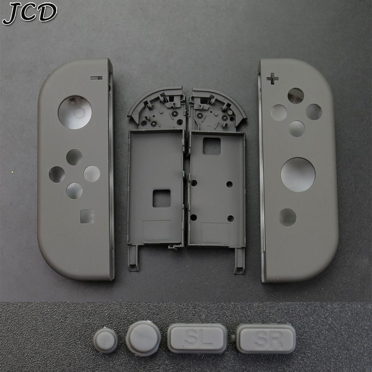 JCD-carcasa de plástico de repuesto para Nintendo Switch, funda carcasa Con botones SL SR, mando Joy-Con: M