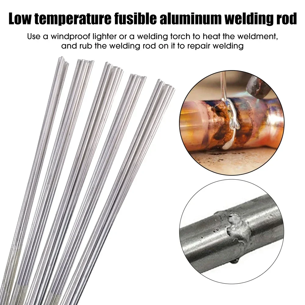 60/10Stck Kupfer Aluminium Schweißen Stangen Universal- Niedrigen Temperatur Schweißen Fülldraht Mehrzweck Reparatur Stangen Für Schweißen legierung
